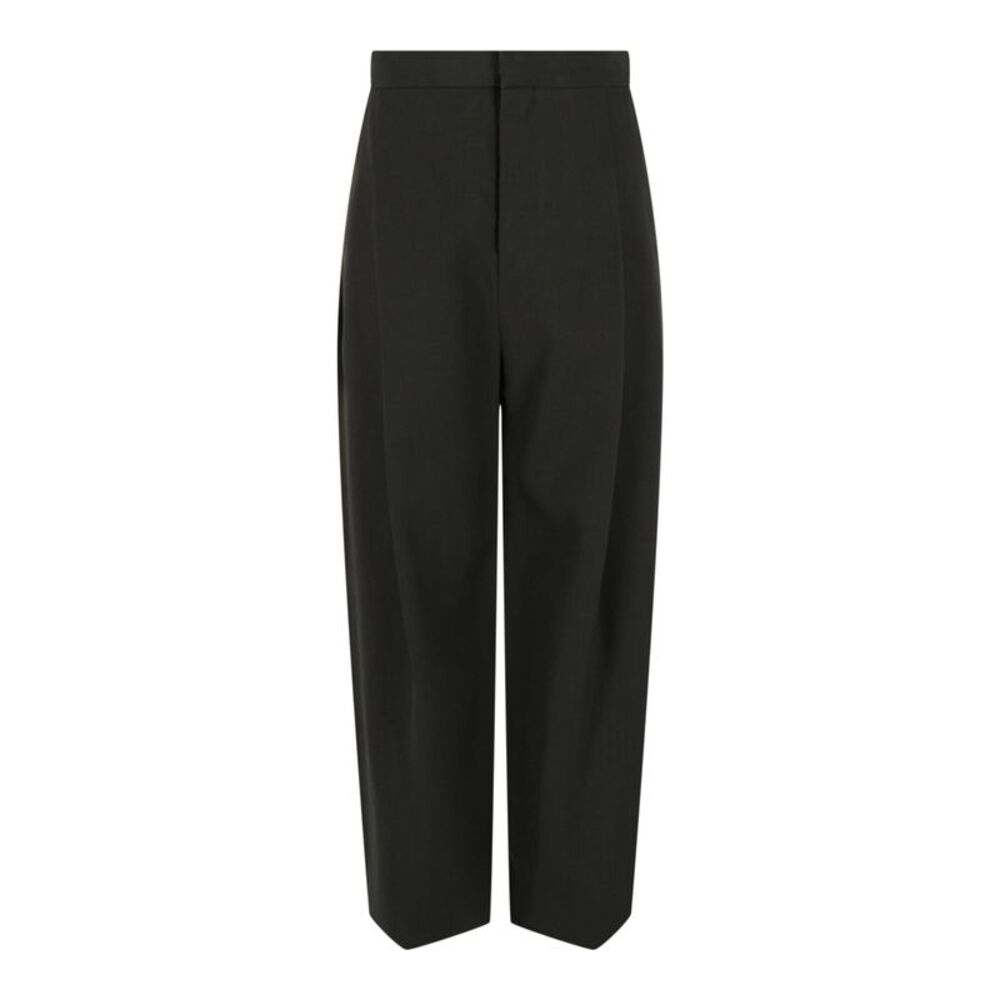 Givenchy Tailored Pants In Technical Wool Green Mens